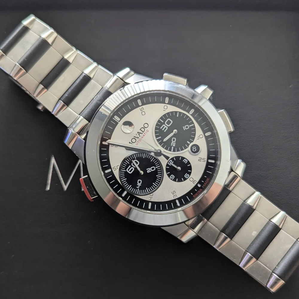 Movado Watch AUTOMATIC RED LABEL/VIZIO $5995 - Picture 2 of 16